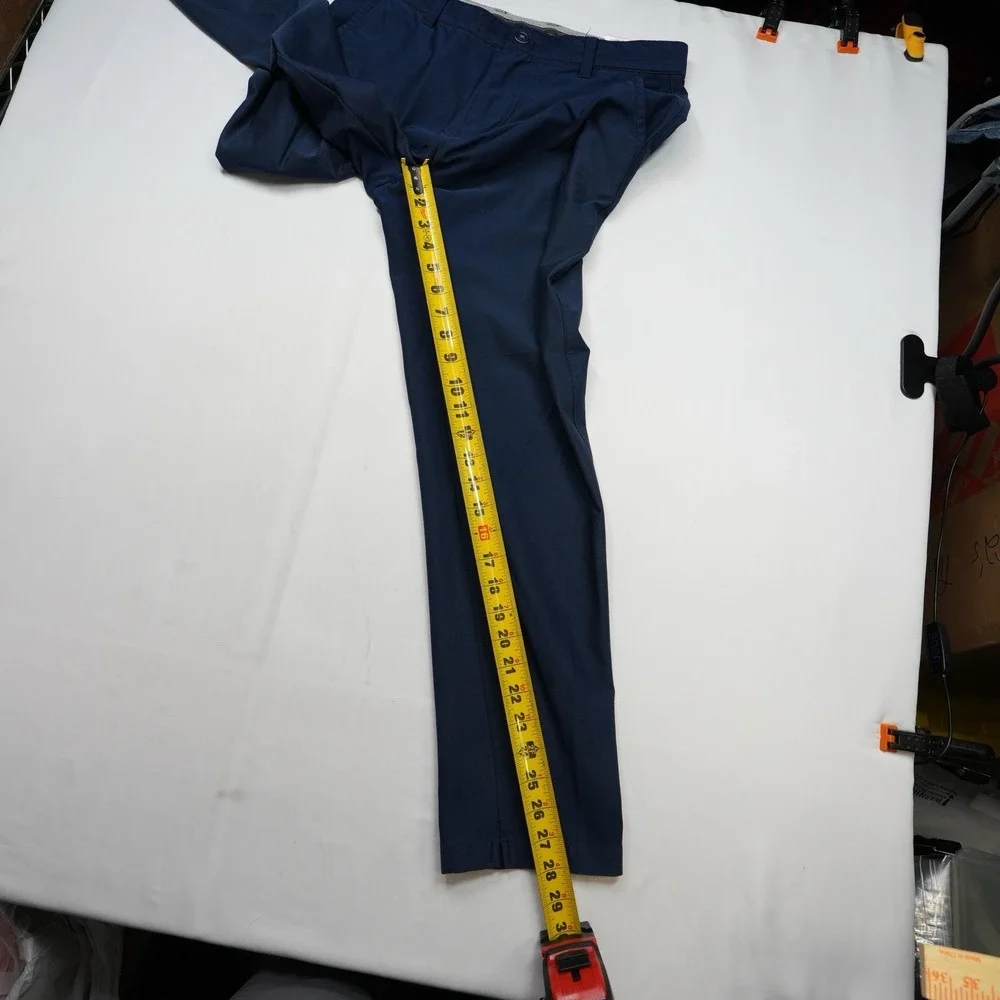 Adidas adiPure Pants Men 30x30 (actual 31x28) Navy Blue Golf Performance Stretch